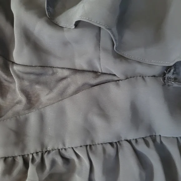 Anthopolgie ruffled little black dress small - Picture 6 of 6